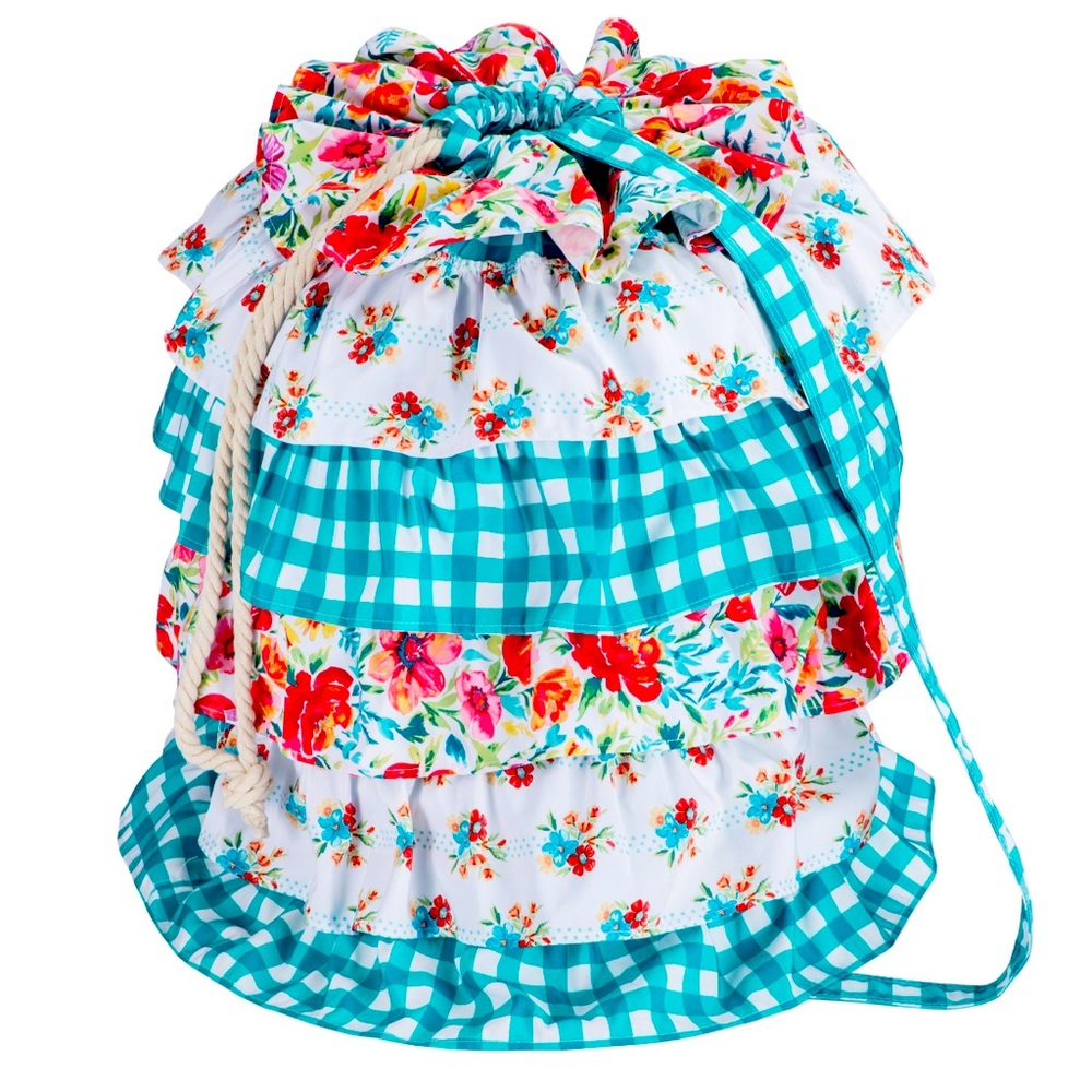 Pioneer Woman Flowered  🌹 🌺 🌸 Laundry Bag